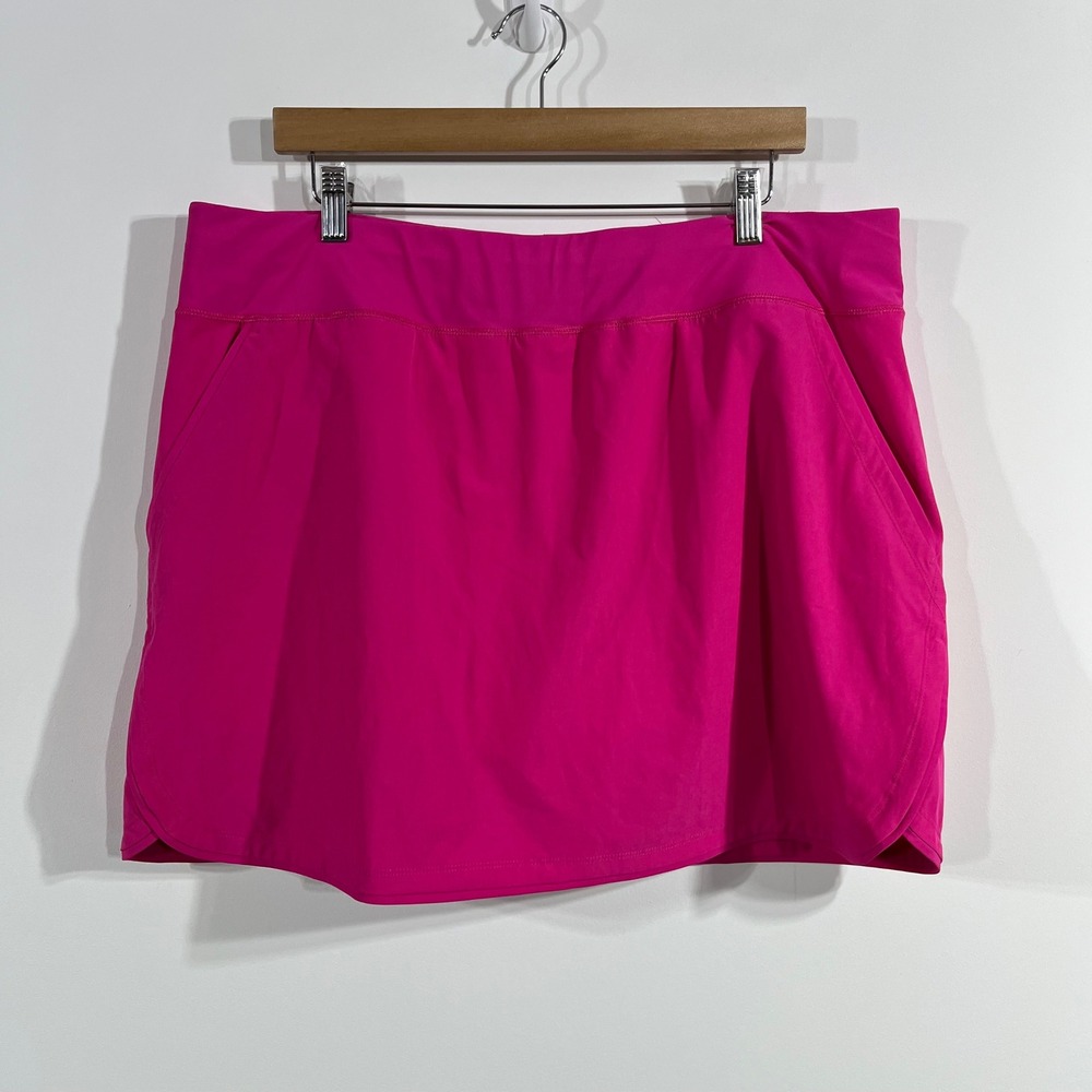 Lands End Resort Golf Active Skort‎ Womens 18 Tennis Athletic Skirt with Pockets